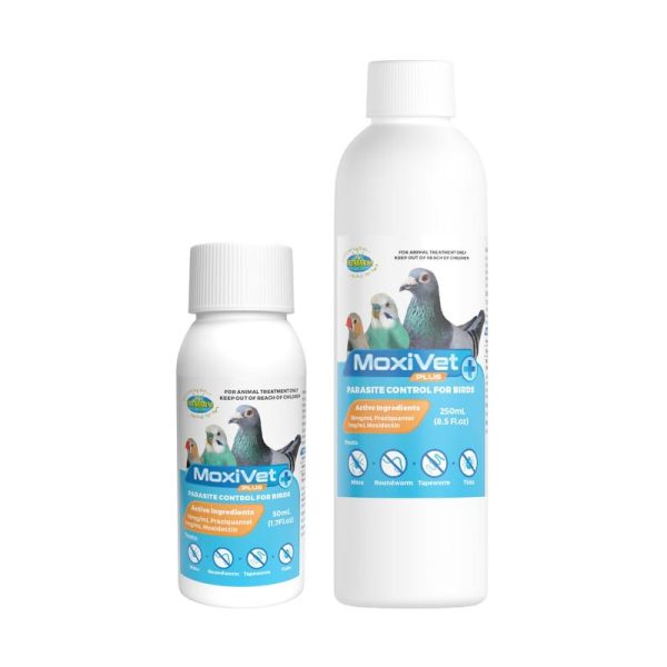 Vetafarm MoxiVet Plus - kills internal & external parasites in birds