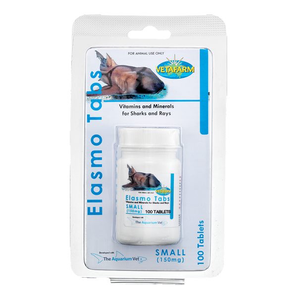 Vetafarm ELASMO TABLETS - Vitamin and minerals for Sharks and rays being fed on frozen fish diets