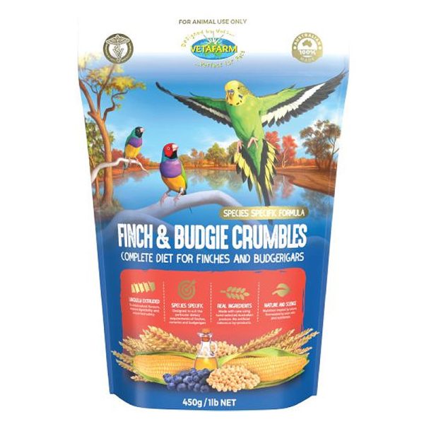 Finch & Budgie Crumbles (Complete Diet for Finches & Budgerigars)