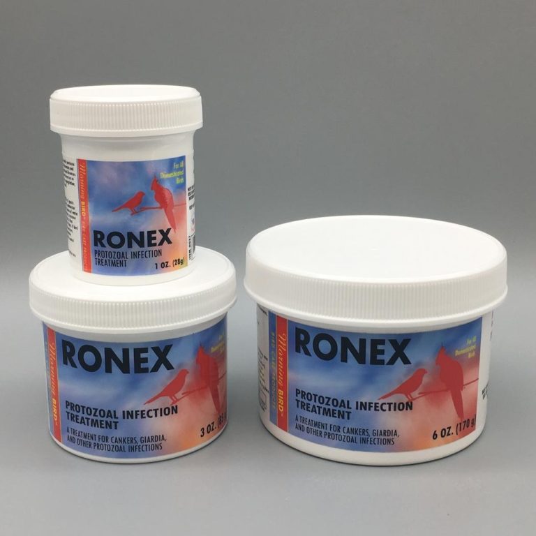 Syp Ronex Morning Bird RONEX 6% for cankers, giardia and protozoal infections in ...
